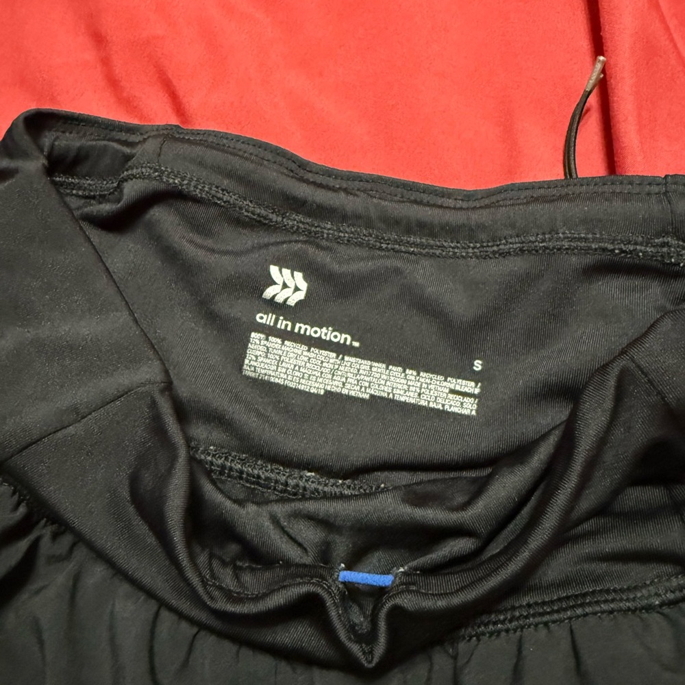 all in motion Black Women's Athletic Skort Shorts - Picture 2 of 4